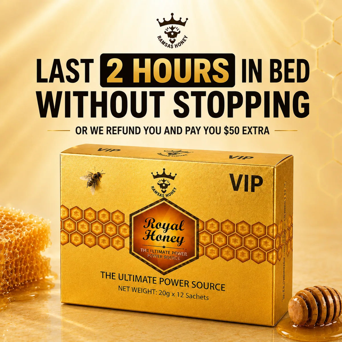 Royal Honey box with 12 sachets